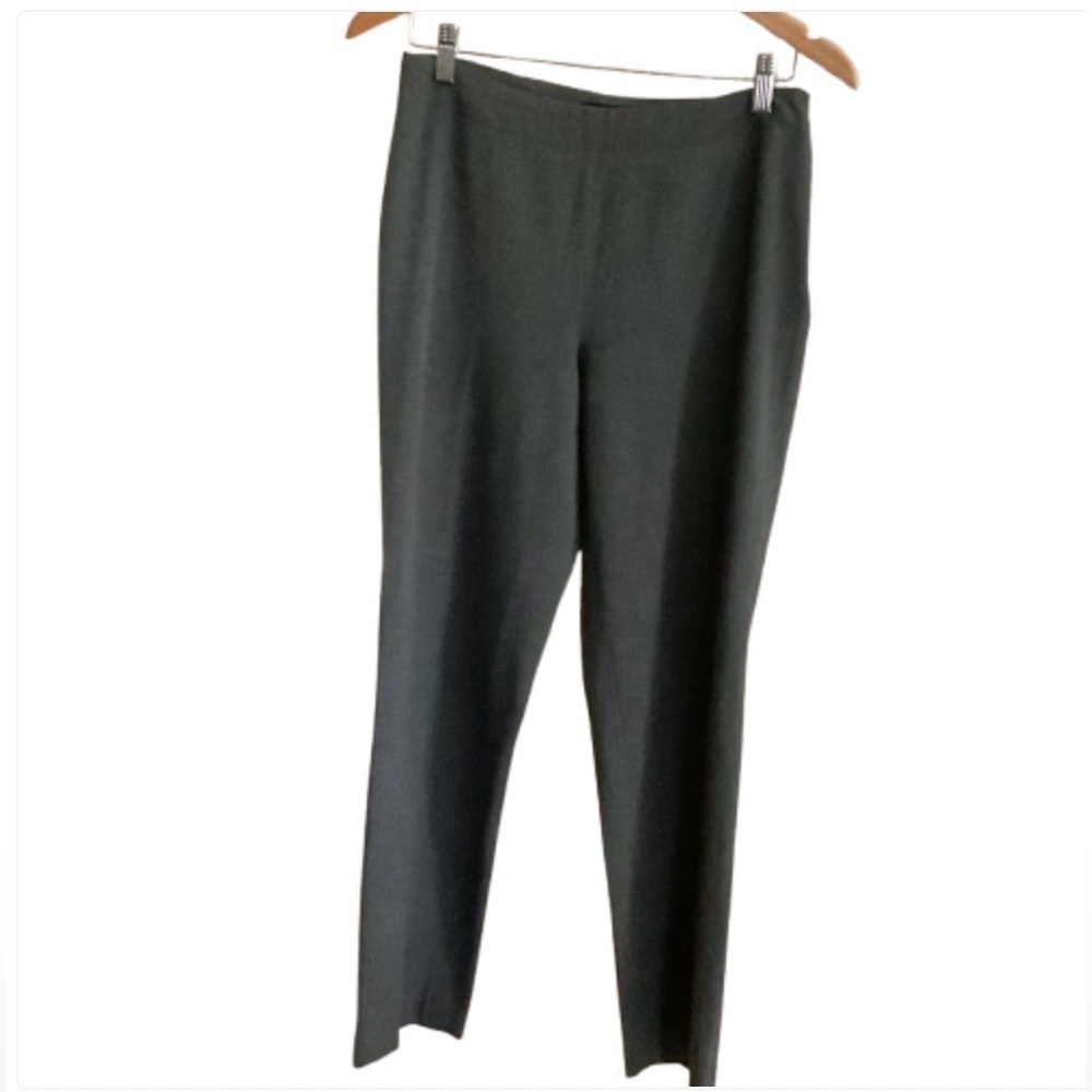 Talbots Grey Side Zip Women's Office Pants Minimalist Women’s 4 Petite